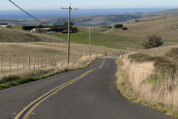 Beautiful cycling road